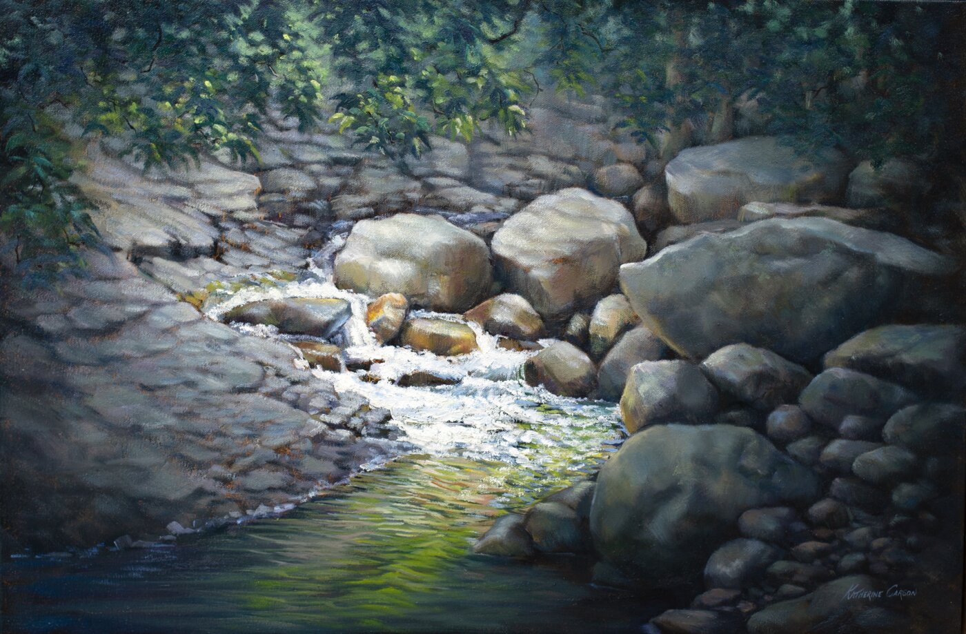 A-2024-Katherine-Carson-Sunlight-on-Cedar-Creek-1