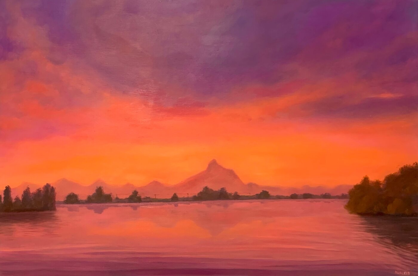 A-2025-Annalise-Walker-Sunset-at-Wollumbin