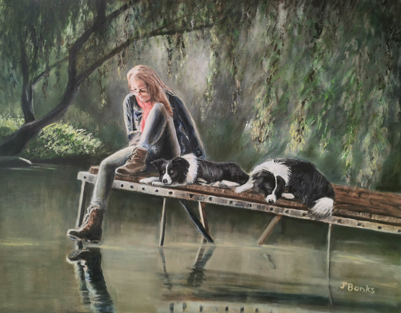 A-2025-Judith-Banks-Girl-On-A-Jetty