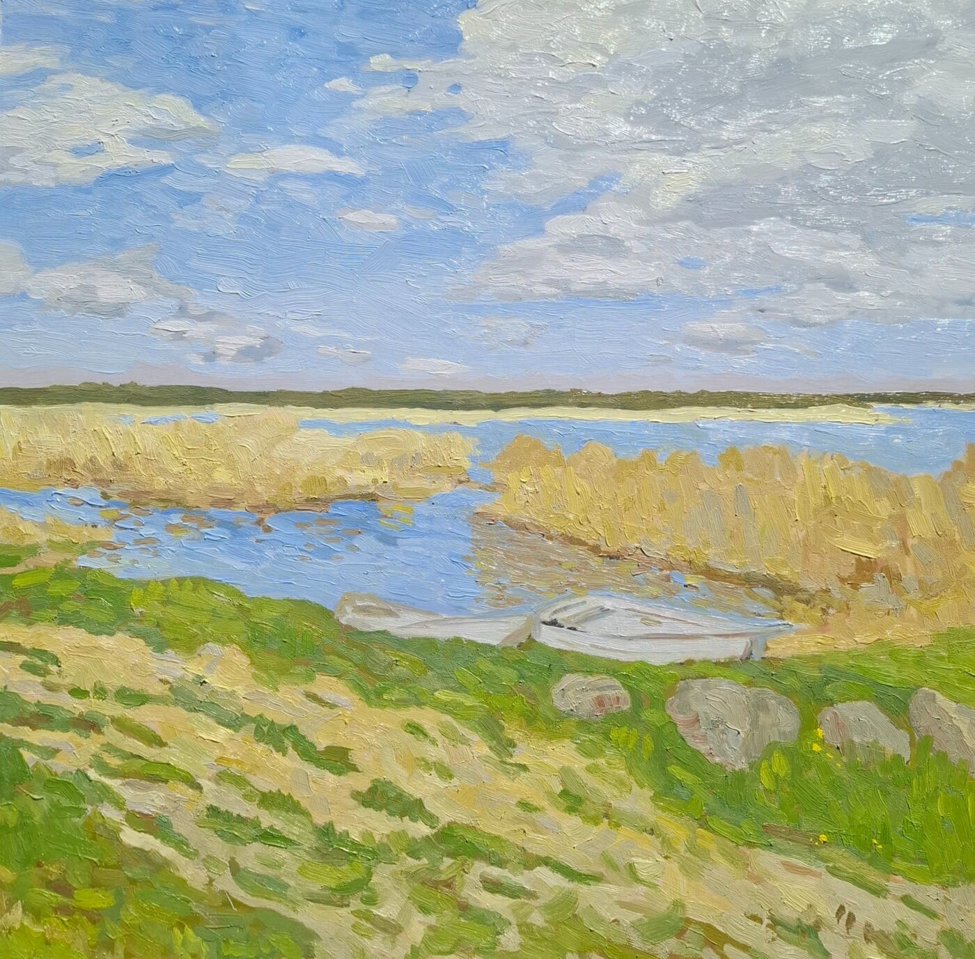 A-2025-Richard-Latimer-Boats-sitting-along-the-bank-in-Virtsu