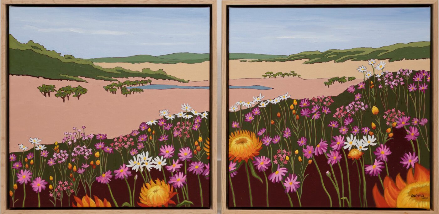 A-2026-Angie-Summa-Where-The-Wild-Things-Grow-diptych
