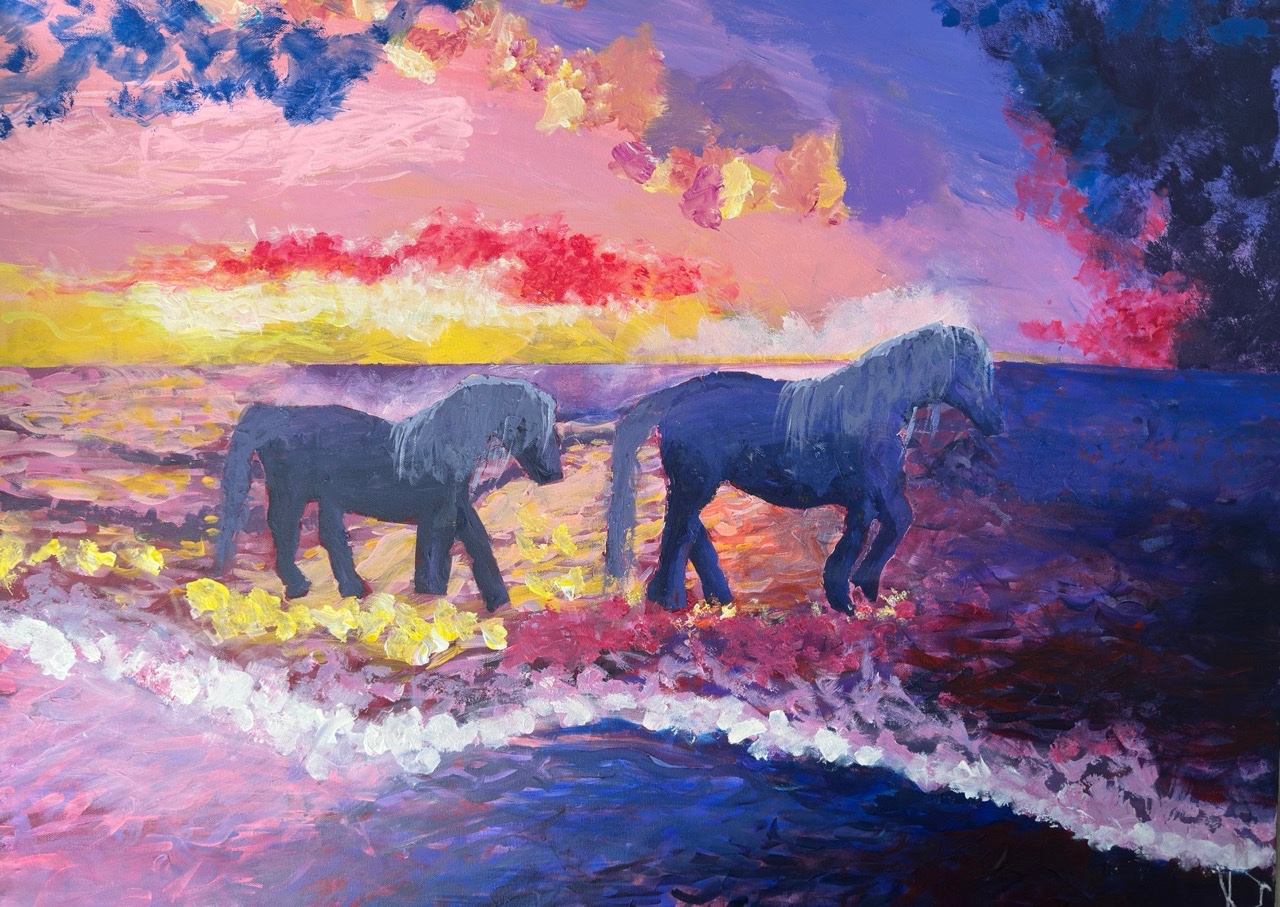 A-2026-Katie-Rogers-Galloping-Horses-on-the-Beautiful-Beach